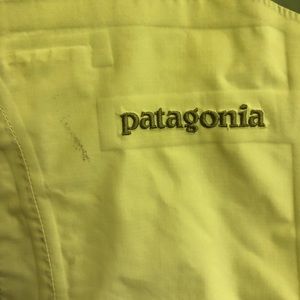 Patagonia green rain jacket!